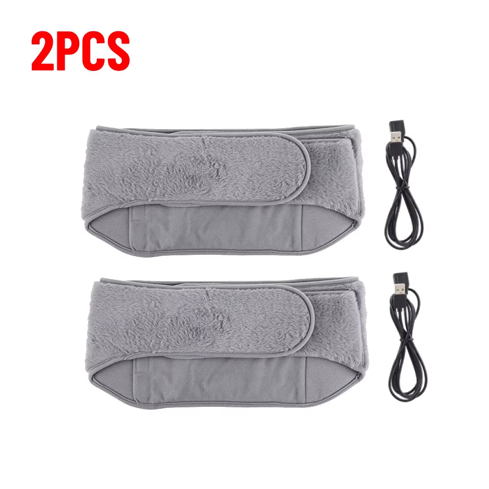 Stay Cozy Anywhere: 3-Levels USB Rechargeable Electric Heating Pad for Menstrual Relief and Comfort